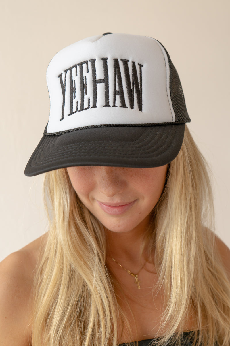Yee Haw Trucker Hat– Greige Goods display picture 1