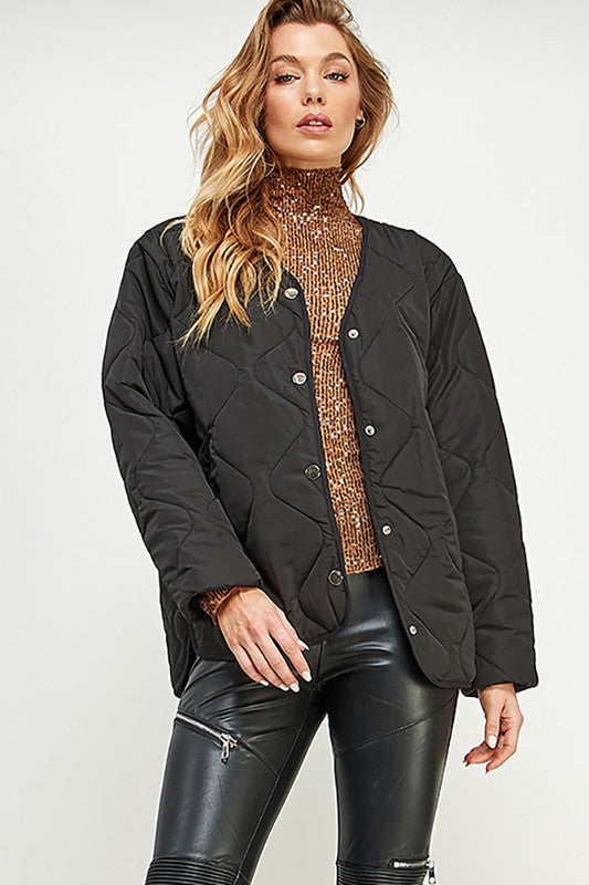 Lightweight Quilted Puff Jacket