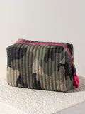 Ezra Large Cosmetic Pouch - Greige Goods