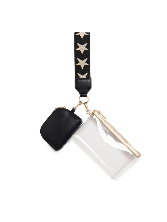 Taylor Mini Wristlet - Greige Goods