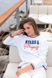 Stars & Stripes Sweatshirt - Greige Goods