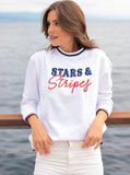 Stars & Stripes Sweatshirt - Greige Goods