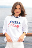 Stars & Stripes Sweatshirt - Greige Goods