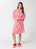 Candy Stripe Robe - Greige Goods