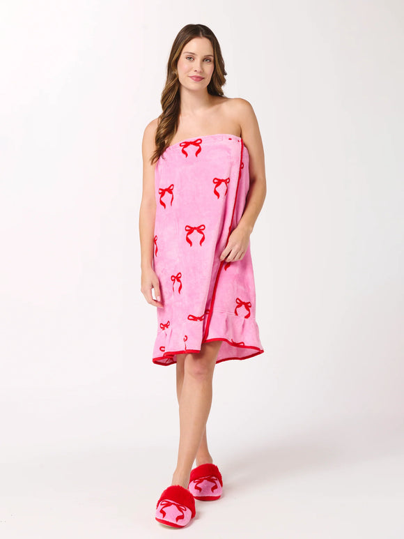 Bow Bath Wrap - Greige Goods