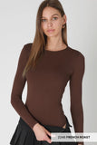 LS High Neck Bodysuit - Greige Goods