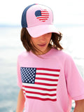 Heart Flag Trucker Hat