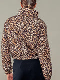 Leopard Print Puffer Jacket