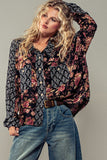 Floral Illusion Printed Shirt