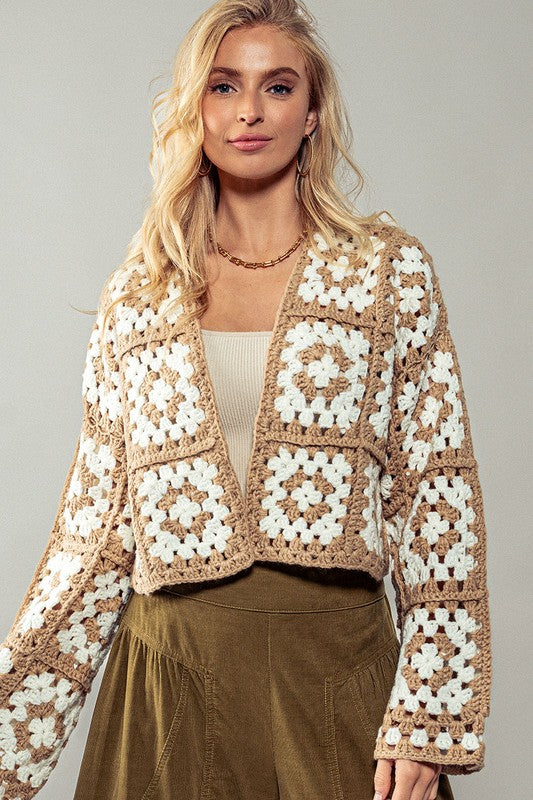 Lily Pad Patchwork Cardigan