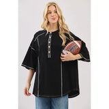 Relaxed Game day Tee - Greige Goods