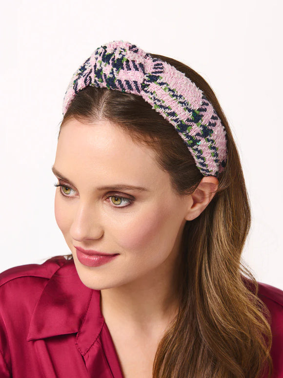 Plaid Boucle Headband - Greige Goods