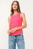 Cora Sleeveless Tank - Greige Goods