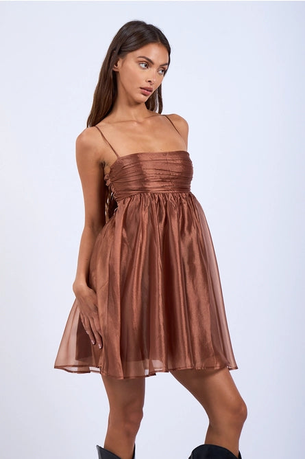 knee length dresses for ladies Women's Floral Dress V Neck Short Sleeve Ruffle Tiered Layered Swing Summer  Midi Dresses main image 1