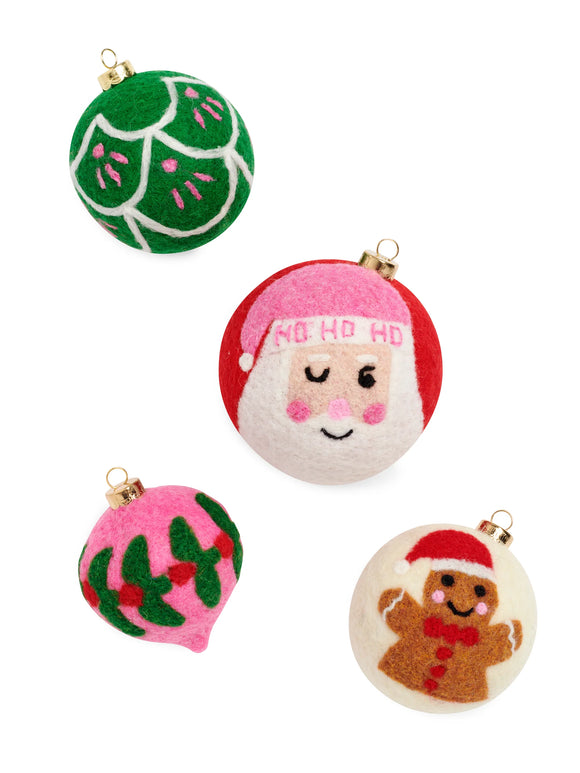 Jolly Assorted Ornaments - Greige Goods