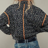 Flower Vase Puffer Jacket