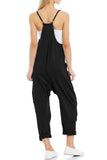 Loose V Neck Jumpsuit - Greige Goods