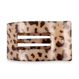 Teleties Flat Rectangle Hair Clip - Greige Goods