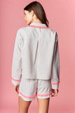 Stripe Pajama Set - Greige Goods