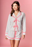 Stripe Pajama Set - Greige Goods