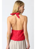 Linen Halter Top