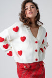 Heart Knit Cardigan