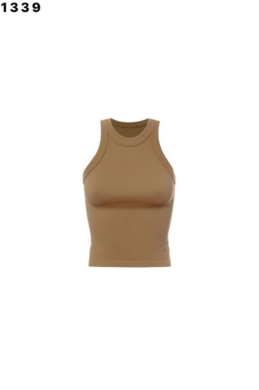 Rib Wide Band Tank– Greige Goods