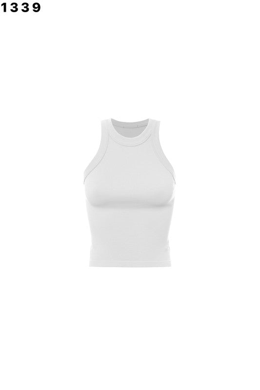 Rib Wide Band Tank– Greige Goods
