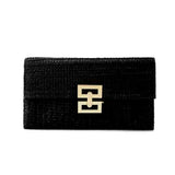 Straw Clutch - Greige Goods