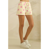 Polka Dot Sweatshorts - Greige Goods