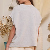 Terry Muscle Top - Greige Goods