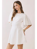 Flutter Sleeve Mini Dress