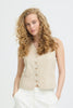 Bydazia Waistcoat - Greige Goods
