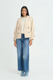 Byamona Trench Coat - Greige Goods