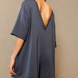 Crew Oversized Romper - Greige Goods