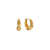 Gold Zenith Hoops - Greige Goods