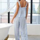 Ruffle Checker Pajama Set - Greige Goods