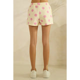 Polka Dot Sweatshorts - Greige Goods