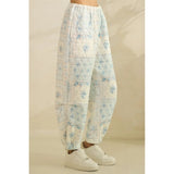Floral Textured Lounge Pants - Greige Goods