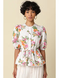 Trisha Blouse - Greige Goods