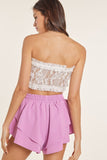 Lace Tube Top - Greige Goods