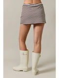 Easy Days Stripe Skort