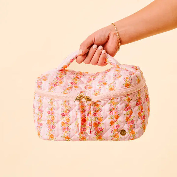 Glam & Go Quilted Cosmetic Bag