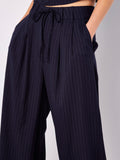 Pinstripe Pleat Tailored Pant