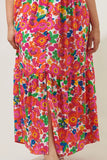 Curvy Girl Tropical Button Down Maxi - Greige Goods