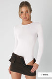 LS High Neck Bodysuit - Greige Goods