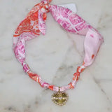 Scarf Necklace - Greige Goods