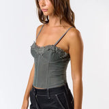 Lacy Bustier Corset Top