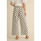 Polka Dot Wide Leg Pant - Greige Goods