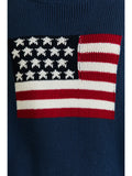 Oversized Flag Sweater Top - Greige Goods